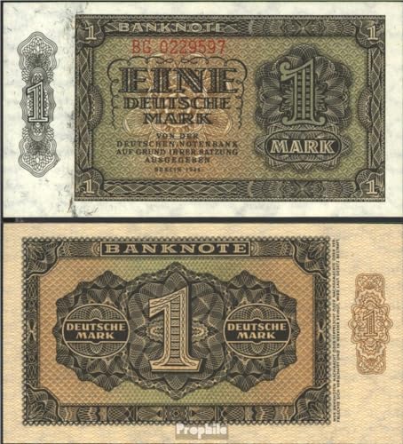 Prophila Collection DDR Rosenbg: 340e, KN 7stellig, Davor Zwei Buchstaben bankfrisch 1948 1 Deutsche Mark (Banknoten für Sammler - kein Zahlungsmittel) von Prophila Collection