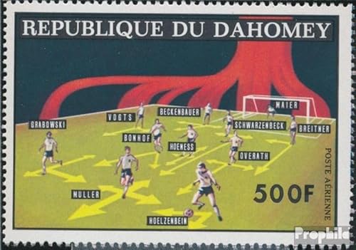 Prophila Collection Dahomey 609A (kompl.Ausg.) postfrisch ** MNH 1974 Fußball (Briefmarken für Sammler) Fußball von Prophila Collection