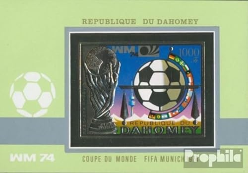 Prophila Collection Dahomey Block39 (kompl.Ausg.) postfrisch ** MNH 1974 Fußball (Briefmarken für Sammler) Fußball von Prophila Collection