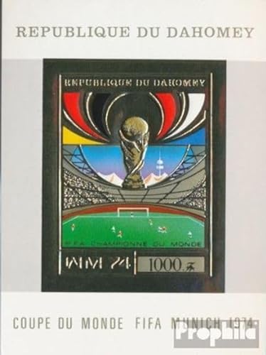 Prophila Collection Dahomey Block54 (kompl.Ausg.) postfrisch ** MNH 1974 Fußball (Briefmarken für Sammler) Fußball von Prophila Collection