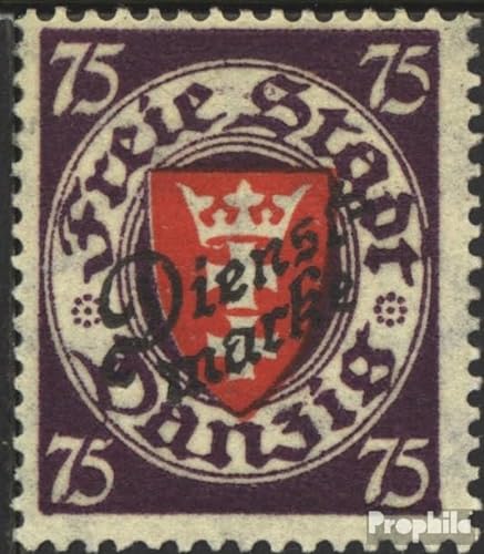 Prophila Collection Danzig D51 geprüft postfrisch ** MNH 1924 Dienstmarke (Briefmarken für Sammler) Flaggen/Wappen/Landkarten von Prophila Collection