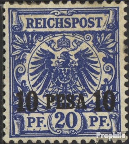 Prophila Collection Deutsch-Ostafrika 4 postfrisch ** MNH 1893 Aufdruckausgabe (Briefmarken für Sammler) Flaggen/Wappen/Landkarten von Prophila Collection