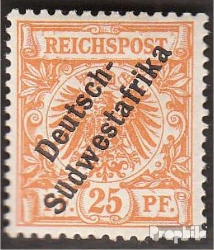 Prophila Collection Deutsch-Südwestafrika 9a mit Falz 1898 Aufdruckausgabe (Briefmarken für Sammler) Flaggen/Wappen/Landkarten von Prophila Collection