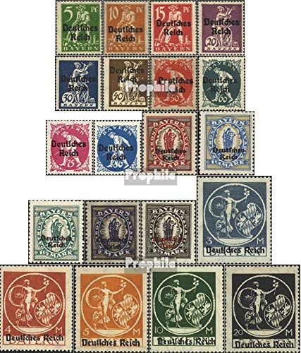 Prophila Collection Deutsches Reich 119-138I (kompl.Ausg.) postfrisch ** MNH 1920 Bayern-Abschied (Briefmarken für Sammler) von Prophila Collection