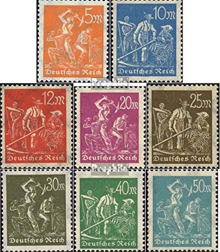 Prophila Collection Deutsches Reich 238-245 (kompl.Ausg.) postfrisch ** MNH 1922 Arbeiter (Briefmarken für Sammler) von Prophila Collection
