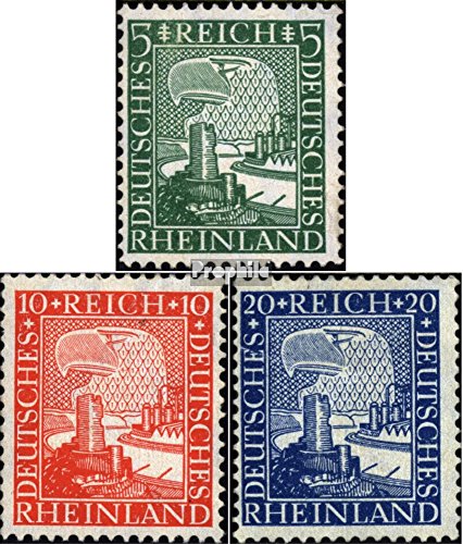 Prophila Collection Deutsches Reich 372-374 (kompl.Ausg.) postfrisch ** MNH 1925 Rheinland (Briefmarken für Sammler) von Prophila Collection