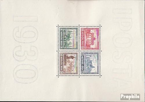 Prophila Collection Deutsches Reich Block1 (kompl.Ausg.) geprüft postfrisch ** MNH 1930 IPOSTA Berlin (Briefmarken für Sammler) von Prophila Collection
