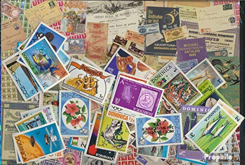 Prophila Collection Dominica 50 Verschiedene Marken (Briefmarken für Sammler) von Prophila Collection