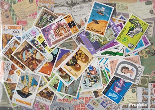 Prophila Collection Dominica 75 Verschiedene Marken (Briefmarken für Sammler) von Prophila Collection