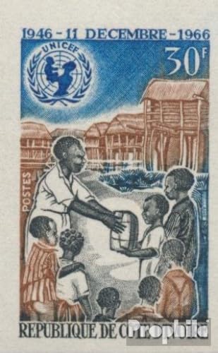 Prophila Collection Elfenbeinküste 308U (kompl.Ausg.) ungezähnt postfrisch ** MNH 1966 20 Jahre UNICEF (Briefmarken für Sammler) von Prophila Collection