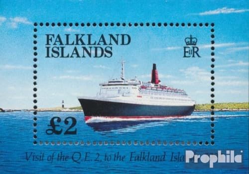 Prophila Collection Falklandinseln Block10 (kompl.Ausg.) postfrisch ** MNH 1993 Passagierschiff Queen Elizabeth 2 (Briefmarken für Sammler) Seefahrt/Schiffe von Prophila Collection