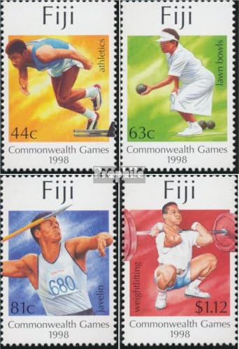 Prophila Collection Fidschi-Inseln 855-858 (kompl.Ausg.) postfrisch ** MNH 1998 Commonwealth Spiele (Briefmarken für Sammler) Sport Sonstige von Prophila Collection