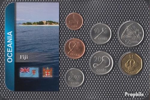 Prophila Collection Fidschi-Inseln Stgl./unzirkuliert Kursmünzen Stgl./unzirkuliert ab 1990 1 Cent bis 1 Dollar (Münzen für Sammler - kein Zahlungsmittel) Wassertiere von Prophila Collection
