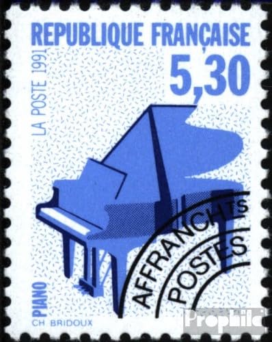Prophila Collection Frankreich 2880C gezähnt 12:12 1/4 postfrisch ** MNH 1992 Musikinstrumente (Briefmarken für Sammler) Musik/Tanz von Prophila Collection