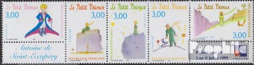 Prophila Collection Frankreich 3316-3320 Fünferstreifen (kompl.Ausg.) postfrisch ** MNH 1998 Der kleine Prinz (Briefmarken für Sammler) Comics von Prophila Collection
