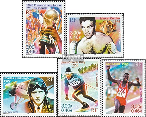 Prophila Collection Frankreich 3453-3457 (kompl.Ausg.) postfrisch ** MNH 2000 Sportliche Ereignisse (Briefmarken für Sammler) Kampfsport (Boxen/Fechten/Ringen/Karate …) von Prophila Collection