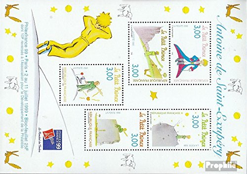 Prophila Collection Frankreich Block18 (kompl.Ausg.) postfrisch ** MNH 1998 Der kleine Prinz (Briefmarken für Sammler) Comics von Prophila Collection
