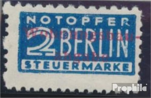 Prophila Collection Franz. Zone-Württemberg Z2a BA Z a IV geprüft Zwangszuschlag Viereck am Fuß der 2 postfrisch ** MNH 1949 Wohnungsbauabgabe (Briefmarken für Sammler) von Prophila Collection