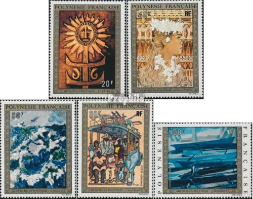 Prophila Collection Französisch Polynesien 170-174 (kompl.Ausg.) postfrisch ** MNH 1973 Gemälde (Briefmarken für Sammler) Malerei von Prophila Collection