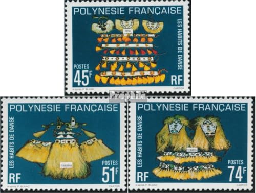 Prophila Collection Französisch Polynesien 287-289 (kompl.Ausg.) postfrisch ** MNH 1979 Tanzgewänder (Briefmarken für Sammler) Musik/Tanz von Prophila Collection