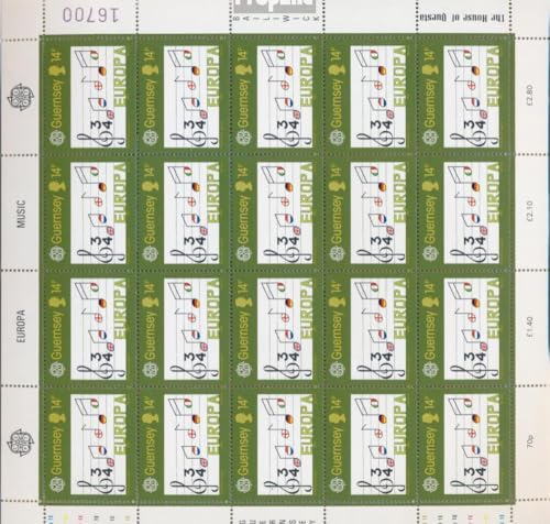 Prophila Collection GB - Guernsey 322Klb-323Klb Kleinbogen (kompl.Ausg.) postfrisch ** MNH 1985 Musik (Briefmarken für Sammler) Musik/Tanz von Prophila Collection
