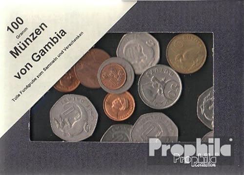 Prophila Collection Gambia 100 Gramm Münzkiloware (Münzen für Sammler - kein Zahlungsmittel) von Prophila Collection