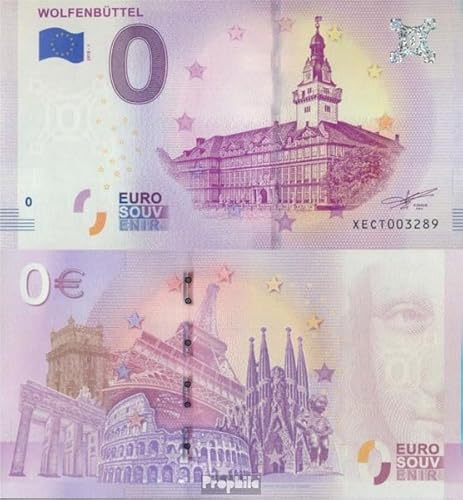 Prophila Collection Geldschein BRD (BR.Deutschland) Souvenirschein Schloss Wolfenbüttel bankfrisch 2018 0 Euro Schloss Wolfenbüttel (Banknoten für Sammler) von Prophila Collection