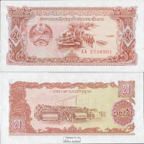 Prophila Collection Geldschein Laos Pick-Nr: 28r bankfrisch 1979 20 Kip (Banknoten für Sammler - kein Zahlungsmittel) von Prophila Collection