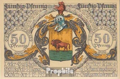 Prophila Collection Geldschein Schleiz Notgeld: 1180.1 50 Pf Notgeld der Stadt Schleiz bankfrisch 1921 50 Pfennig Schleiz (Banknoten für Sammler - kein Zahlungsmittel) von Prophila Collection