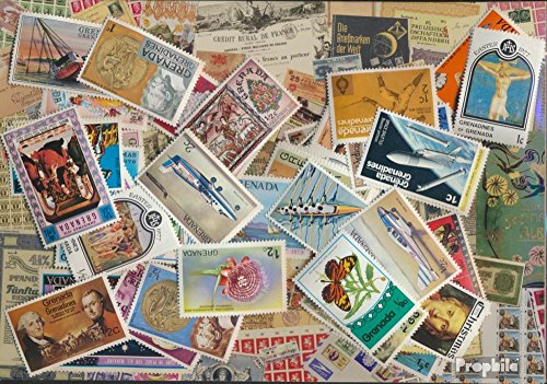 Prophila Collection Grenada-Grenadinen 100 Verschiedene Marken (Briefmarken für Sammler) von Prophila Collection