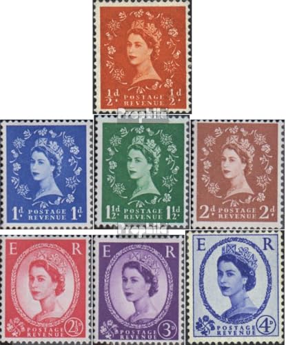 Prophila Collection Großbritannien 318x Z-324x Z kopfstehendes Wasserzeichen postfrisch ** MNH 1958 Elisabeth II (Briefmarken für Sammler) Britisches Königshaus (Diana, Charles, Elisabeth ..) von Prophila Collection