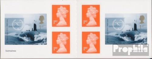 Prophila Collection Großbritannien MH0-255 (kompl.Ausg.) postfrisch ** MNH 2001 Königin Elisabeth II. / U-Boot (Briefmarken für Sammler) Militär/Ritter von Prophila Collection