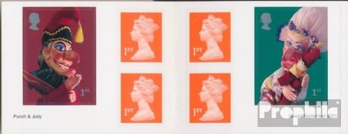 Prophila Collection Großbritannien MH0-256 (kompl.Ausg.) postfrisch ** MNH 2001 Königin Elisabeth II. / Punch und J (Briefmarken für Sammler) Prominente/Film/Theater/Radio von Prophila Collection