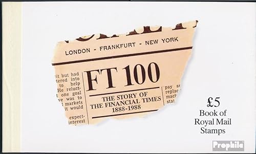 Prophila Collection Großbritannien MH81 (kompl.Ausg.) postfrisch ** MNH 1988 Financial Times (Briefmarken für Sammler) von Prophila Collection