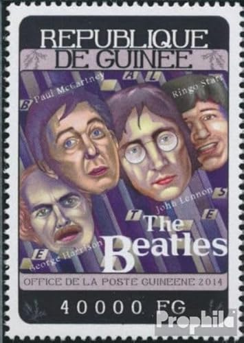 Prophila Collection Guinea 10481 (kompl. Ausgabe) postfrisch ** MNH 2014 The Beatles (Briefmarken für Sammler) Musik/Tanz von Prophila Collection