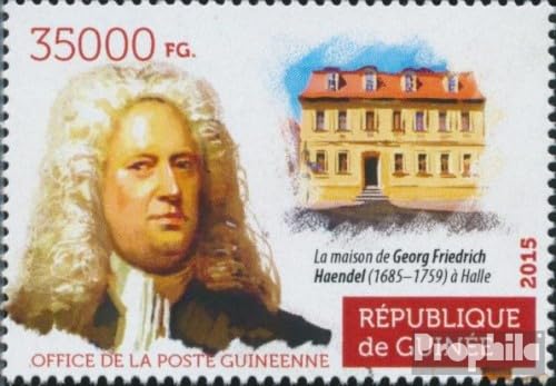 Prophila Collection Guinea 11197 (kompl. Ausgabe) postfrisch ** MNH 2015 Georg Friedrich Händel (Briefmarken für Sammler) Musik/Tanz von Prophila Collection