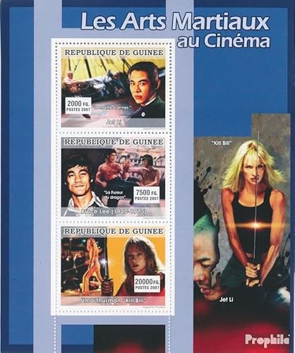 Prophila Collection Guinea 4962-4964 Kleinbogen (kompl. Ausgabe) postfrisch ** MNH 2007 Kino: Kampfkunst (Briefmarken für Sammler) Kampfsport (Boxen/Fechten/Ringen/Karate …) von Prophila Collection