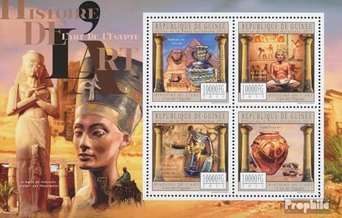Prophila Collection Guinea 8762-8765 Kleinbogen (kompl. Ausgabe) postfrisch ** MNH 2011 Kunst Ägyptens (Briefmarken für Sammler) Glas/Keramik/Porzellan von Prophila Collection