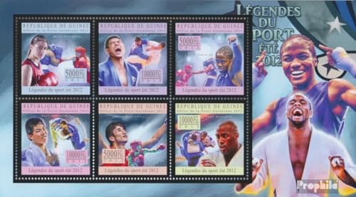 Prophila Collection Guinea 9603-9608 Kleinbogen (kompl. Ausgabe) postfrisch ** MNH 2012 Damenboxen, Judo (Briefmarken für Sammler) Kampfsport (Boxen/Fechten/Ringen/Karate …) von Prophila Collection