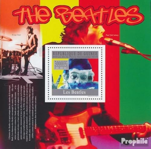 Prophila Collection Guinea Block 1811 (kompl. Ausgabe) postfrisch ** MNH 2010 The Beatles (Briefmarken für Sammler) Musik/Tanz von Prophila Collection