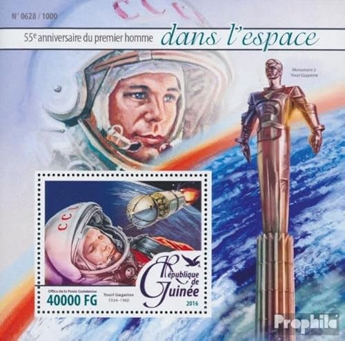 Prophila Collection Guinea Block 2618 (kompl. Ausgabe) postfrisch ** MNH 2016 Weltraum (Briefmarken für Sammler) Weltraum von Prophila Collection