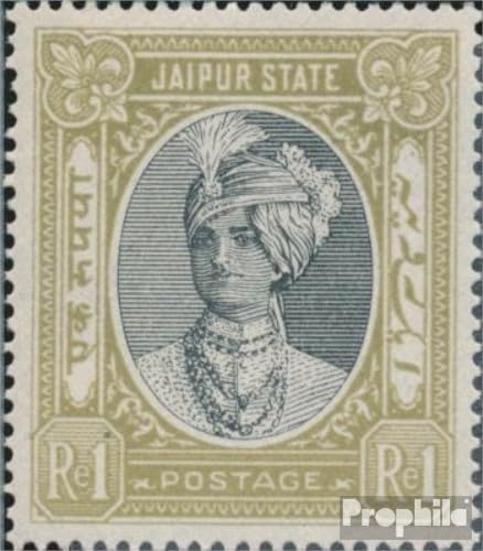 Prophila Collection Indien - Jaipur 43 postfrisch ** MNH 1932 Man Singh II. (Briefmarken für Sammler) von Prophila Collection