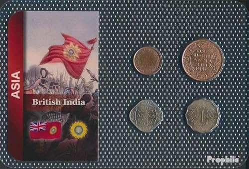 Prophila Collection Indien Stgl./unzirkuliert Kursmünzen Britisch Indien vorzüglich ab 1938 1/12 Anna bis 1 Anna (Münzen für Sammler - kein Zahlungsmittel) von Prophila Collection