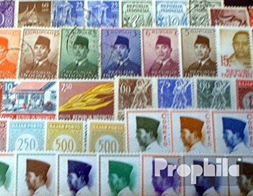 Prophila Collection Indonesien 50 Verschiedene Marken (Briefmarken für Sammler) von Prophila Collection