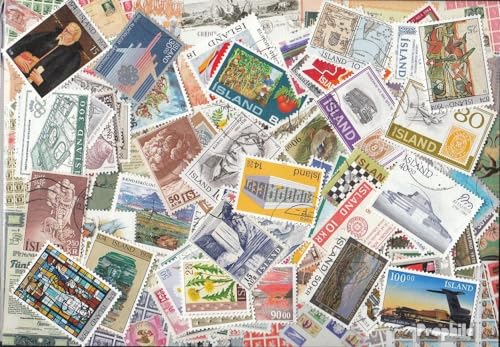 Prophila Collection Island 100 Verschiedene Marken (Briefmarken für Sammler) von Prophila Collection