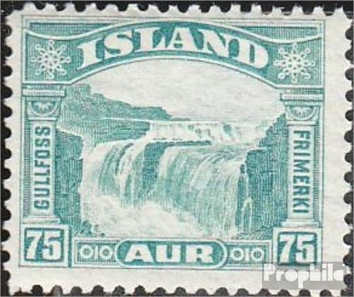 Prophila Collection Island 155 postfrisch ** MNH 1931 Gullfoss (Briefmarken für Sammler) Landschaften von Prophila Collection