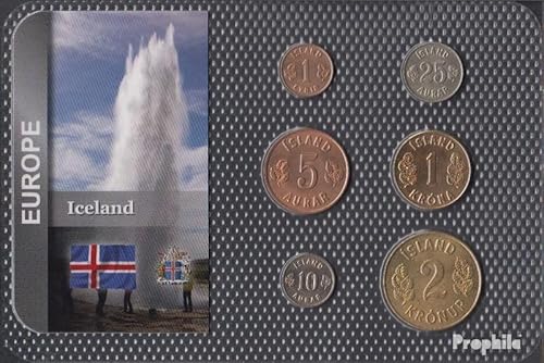 Prophila Collection Island Stgl./unzirkuliert Kursmünzen Stgl./unzirkuliert ab 1946 1 Aurar bis 2 Kronur (Münzen für Sammler - kein Zahlungsmittel) von Prophila Collection