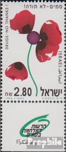 Prophila Collection Israel 1269 mit Tab (kompl.Ausg.) gestempelt 1993 Drogen (Briefmarken für Sammler) Gesundheit von Prophila Collection