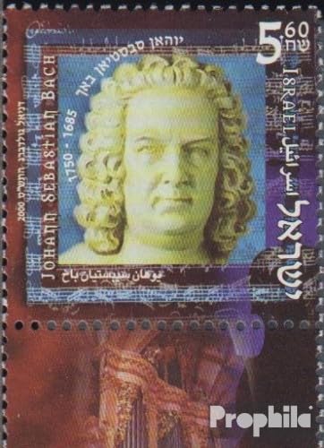 Prophila Collection Israel 1559 mit Tab (kompl.Ausg.) gestempelt 2000 Johann Sebastian Bach (Briefmarken für Sammler) Musik/Tanz von Prophila Collection
