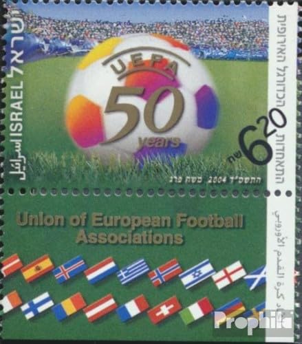 Prophila Collection Israel 1782 mit Tab (kompl.Ausg.) FDC Ersttagsbrief 2004 50 Jahre UEFA (Briefmarken für Sammler) Fußball von Prophila Collection